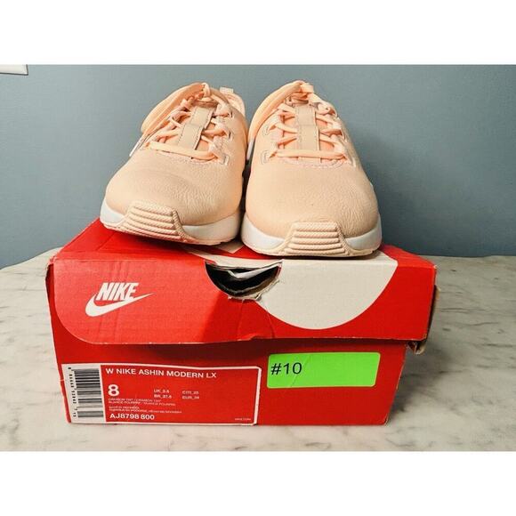 New Nike (8) Women’s Ashin Size 8 Running Shoes Sneakers Peach Crimson Tint NIB - Picture 12 of 16
